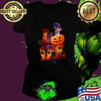Spooky Halloween Love Boxer Dog Breed Halloween 2021 T-Shirt Ladies tee