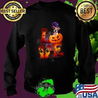 Spooky Halloween Love Boxer Dog Breed Halloween 2021 T-Shirt Sweater