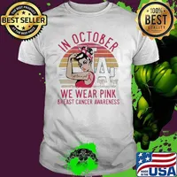 Strong Girl Fight Live a Girl Los Angeles Dodger In October we wear Pink Breast Cancer Awareness vintage shirt