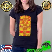 Tamatina Kalamkari Art Canvas Painting Shirt Ladies Tee