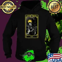 Tarot Card Death Dark Sticker XIII Creepy Halloween Vintage T-Shirt Hoodie