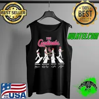 The Cardinals Yadier Molina Paul Goldschnidt Tommy Edman Nolan Arenado Abbey Road Signatures Shirt Tank Top