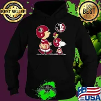 The Peanuts Charlie Brown And Snoopy Woodstock Florida State Seminoles Football Shirt Hoodie