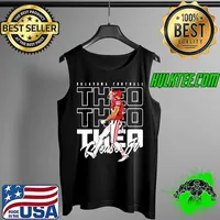 Theo Wease Jr. Oklahoma Sooners Outline Name Shirt Tank Top