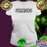 Unwoke men are men women are women life begins at conception god is real s Ladies tee