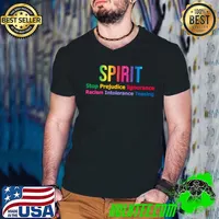 Anti Bullying Awareness Spirit Day Support Gay LGBT Ally T-Shirt Guys V Neck