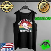 Axolotl Halloween, You Boo Axolotl Questions Love Axolotls T-Shirt Tank Top