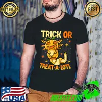 Axolotl Trick Or Treat Axolotl Halloween Costume Premium T-Shirt