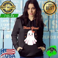 Baby Shower Team Girl Halloween Gender Reveal Team Ghoul T-Shirt Hoodie