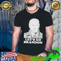 BIDEN CORNPOP BAD DUDE MEME LETS GO BRANDON SHIRT Guys V Neck