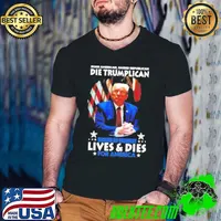 Born American raised republican died Trumplican because my president lives and dies for america s Guys V Neck