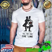 Captain America and Bucky Barnes because I’m with you till the end of the line s Guys V Neck