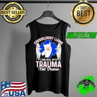 Cardiologist Llama I Can Deal With Trauma Not Drama Shirt Tank Top
