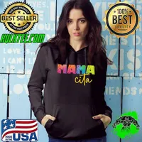 Cinco De Mayo Rainbow Watercolor Tie Dye Mamacita T-s Hoodie