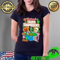 Cochran's Silver Shamrocks They're fun! They're frightening! They glow in the dark! Magic Rock Inside s Ladies Tee