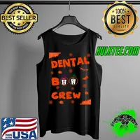 Copy of Dental Dentist Boo Crew Funny Halloween Costume for Dentists Classic T-Shirt Tank Top