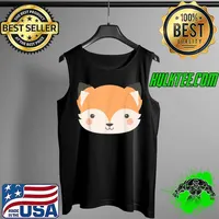 Cute Fox Animal Face Disguise Costume Carnival Halloween T Shirt Tank Top