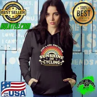 Cycling Shirt. Just A Girl Who Loves Sunshine And Cycling T-Shirt