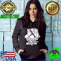Hairstylist Hairdresser sayings choose your weapon T-Shirt