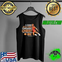 I Can Do All Things Through Christ Who Strengthens Me Basketball Philippians 4 13 Shirt Tank Top