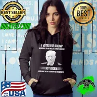 I voted for trump who gave up his wealth for my country not biden who gave up my country for his wealth s Hoodie