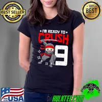 I’m Ready To Crush 9 Years Old Ninja 9th Birthday Boys Shirt