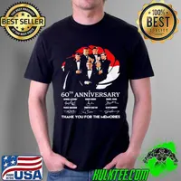 JAMES BOND 007 60TH ANNIVERSARY GEORGE LAZENBY ROGER MOORE THANK YOU FOR THE MEMORIES SHIRT Unisex