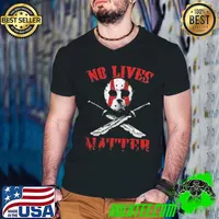 Jason Voorhees No Lives Matter Halloween Shirt Guys V Neck