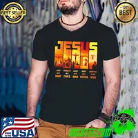 Jesus Born As A Baby Preached As A Child Killed As A Man Arose As A Victor Coming Back As The King Retro Shirt Guys V Neck