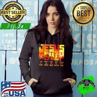 Jesus Born As A Baby Preached As A Child Killed As A Man Arose As A Victor Coming Back As The King Retro Shirt Hoodie