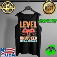 Level 13 unlocked official teenager Celebrate That You Are Raglan Baseball T-s Tank Top