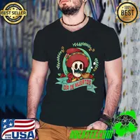 Mariachi Sugar Skull Dia De Los Muertos Mexican Day Of Dead T-Shirt Guys V Neck