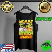 Mommy Of The Birthday Girl Safari Zoo Wild Animal Party Shirt Tank Top