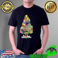 Movie Horror Tree Christmas Pennywise Freddy Krueger Jason Hannibal Lecter Samara Michael Chucky Pinhead s Unisex