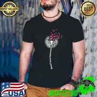 Official In October We Wear Pink - Breast Cancer Awareness Butterfly T-Shirt