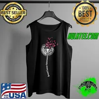 Official In October We Wear Pink - Breast Cancer Awareness Butterfly T-Shirt Tank Top