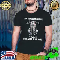 On A Dark Desert Highway Cool Wind In My Hair s Guys V Neck