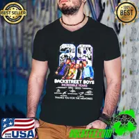 Original backstreet Boys incredible years 1993 2022 thank you for the memories shirt