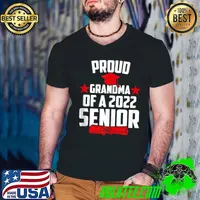 Proud Grandma Of A 2022 Senior - Class Of 2022 Graduation T-s Guys V Neck