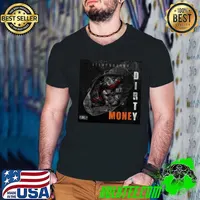 Red Black Snake Dirty Money Illcurrency Shirt Guys V Neck