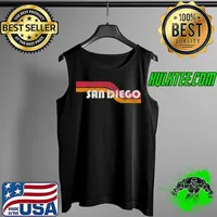 San Diego California Retro Style Vintage 70s 80s 90s Gift Premium T-Shirt Tank Top