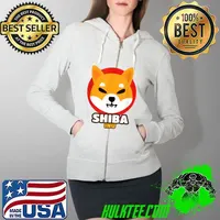 Shiba Inu Coin Crypto Token Cryptocurrency Wallet Shiba Army T-Shirt Full Zip Hooded
