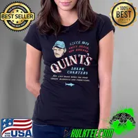 Since 1975 amity island new england quints shark charters not like going down the pond chasin bluegills and tommycods s Ladies Tee