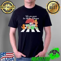 Squirtle Pikachu Hitokage Bulbasaur We are never too old for Pokemon Abbey road s Unisex