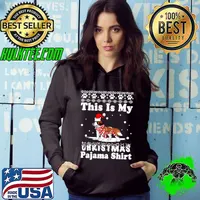 St Bernard Dog Funny Xmas This Is My Christmas Pajama T-shirt