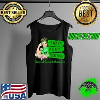 Stem Cell Research Awareness Strong Girl Always Keep Positive Classic T-Shirt Tank Top