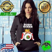 Sushi Queen Womens Sushi Lover Shirt Japanese Food Sushi T-Shirt