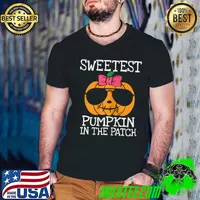 Sweetest Pumpkin In The Patch Women Halloween Toddler Girls T-Shirt