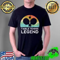 Table Tennis Legend Ping Pong Champion Winner Vintage T-s Unisex
