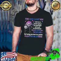 The Day I Lost You I Also Lost Me I've Been Trying To Find Myself Again But It's Hard I'm Just Not Me Anymore Shirt Guys V Neck